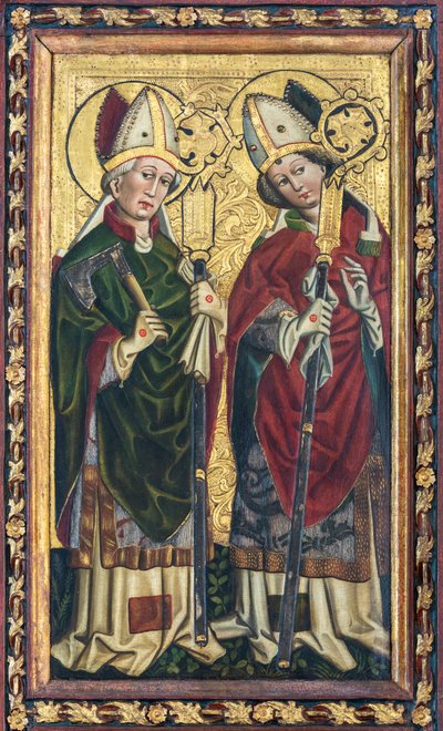 Saint Wolfgang (with the axe) and Another Bishop by Unbekannt Unbekannt